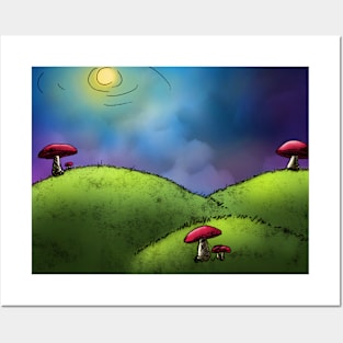 Mushroom Afternoon Posters and Art